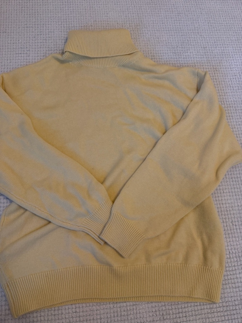 Aritzia Yellow Turtleneck